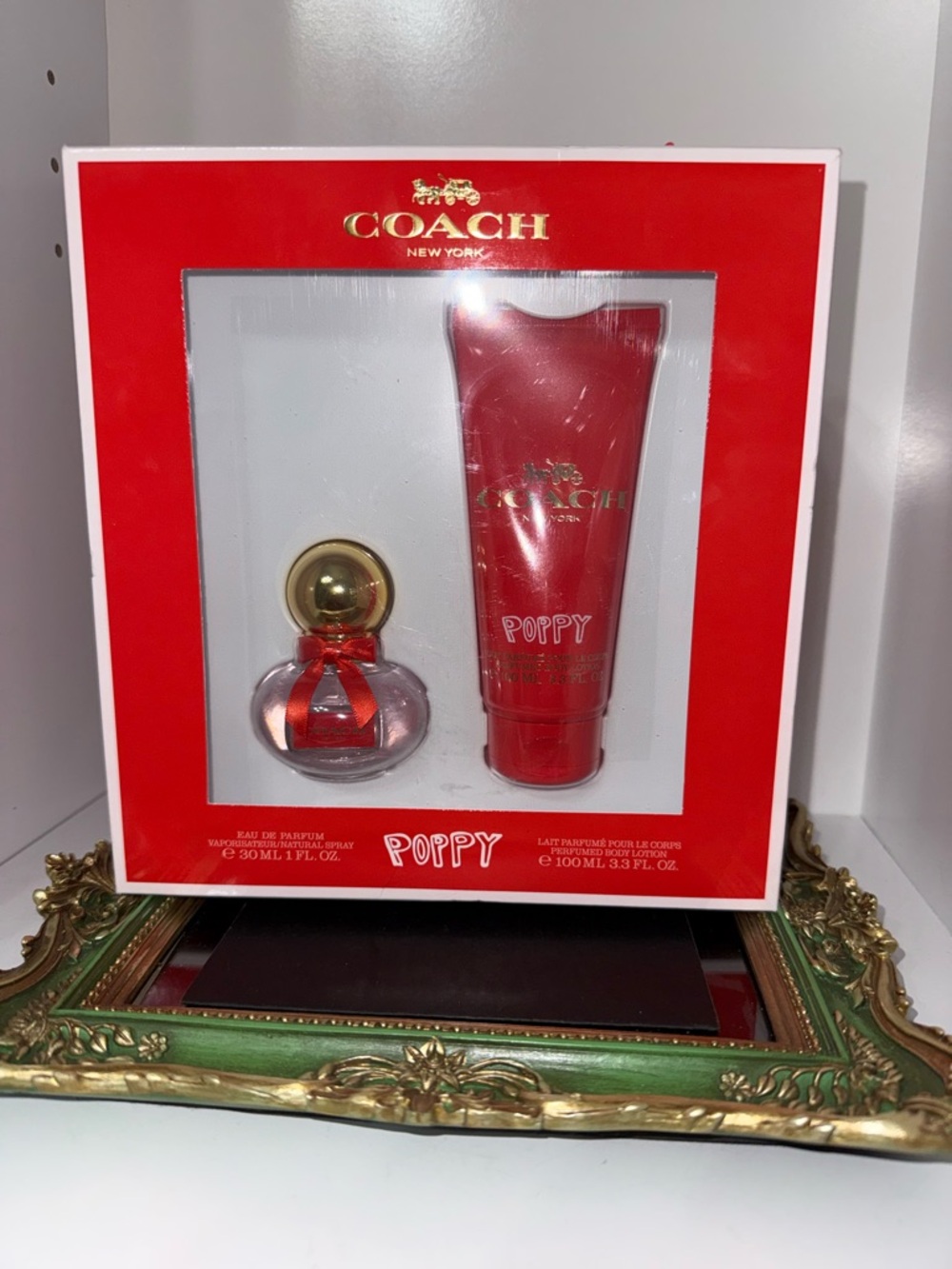 Coach Poppy Lotion set
